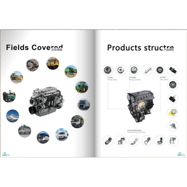 Truck Serpentine Belt Tensioner Pulley For Sinotruk Wd615 Wd12 Engine Parts VG1062060113