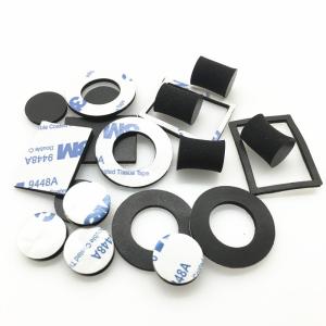 Die Cutting Neoprene Tape / Sponge Gaskets With Acrylic Adhesive CR Foam