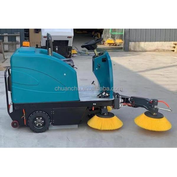 Durable Industrial Street Roadelectric Ride On Sweeper Truck with Pure Electric Energy Type