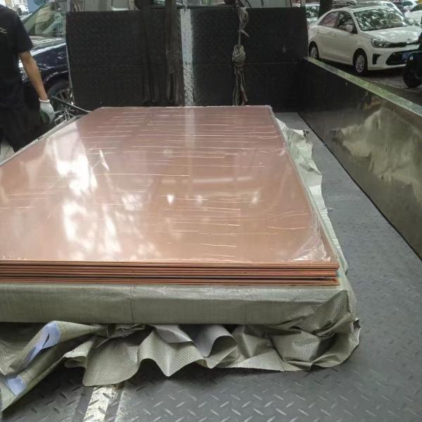 JIS C12200 ASTM B68-2002 Oxygen-Free Copper Sheet and Plate Thik - 4mm Thick 1000*2000