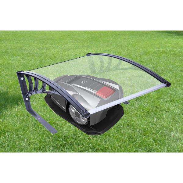Metal Stand Rain Cover 75x60cm Lawn Robot Garage