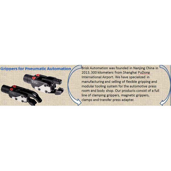 Automation Stamping Pneumatic Auto Gripper Self Locking Structure For Clamping