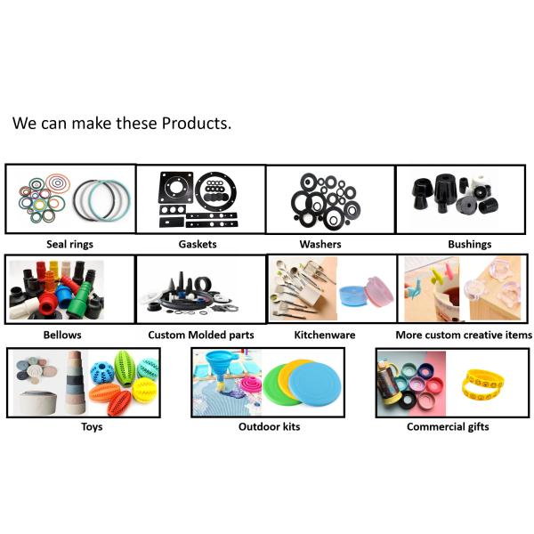 High Elastic Large Custom Silicone Rubber Parts For Fishing Rod Stop Ring