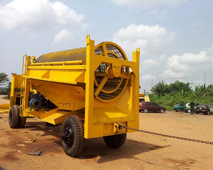 400tph Big Scale Gold Trommel Wash Plant Gold Mining Wash Plant