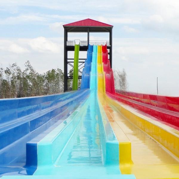 Water Park Equipment Rainbow Slide