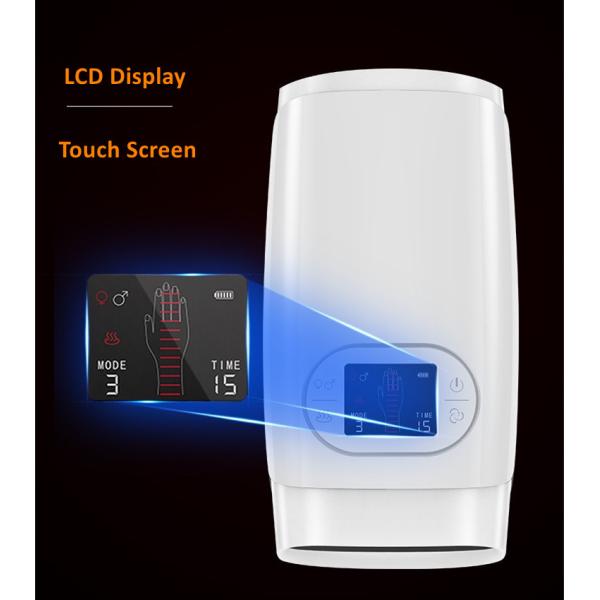 Hot Compress Cordless Electric Hand Massager 2200mAh Air Pressure Hand Therapy