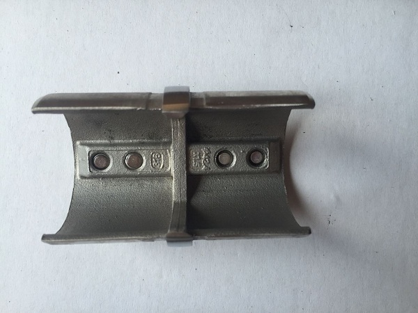 Brushed / Polished Stainless Steel Slot Pipe , 180 Degree Straight Tube Connector