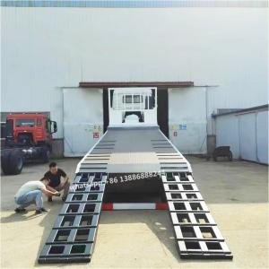 Shacman Export Model Front Lift 30 Tons Flatbed Truck Self-unload Truck Flatbed