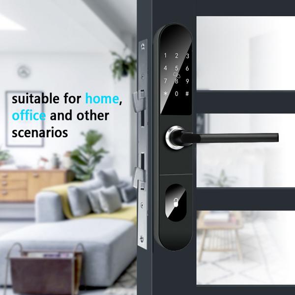 300mm Sliding Door Smart Lock AAA Alkaline Bluetooth Sliding Door Lock