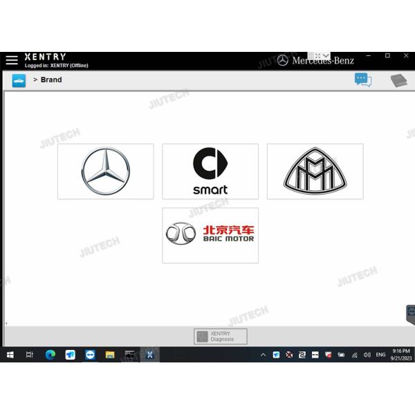 V2024 MB Star OEM C6 DOIP Multiplexer VCI SD Connect XENTRY VCI Diagnosis Tool With Getac F110 tablet