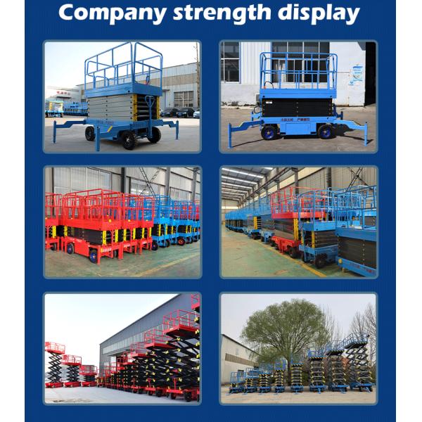 Aerial Work Platform 320kg 350kg Self Propelled Hydraulic Scissor Lift Platform Table 8m 12m 10m Electric Scissor Lift Truck