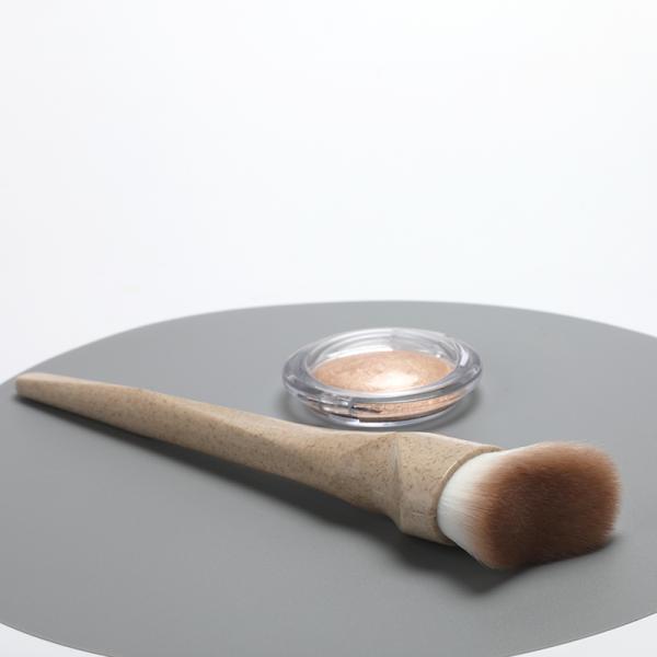 Degradable Handle ECO Friendly Makeup Brush Without Ferrule For Powder