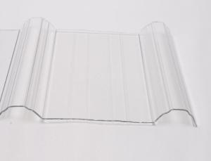 Quality 100% zhengfei Corrugated Transparent Plastic Roofing UV Virgin Material For Green Hous Sun Room Shed wholesale