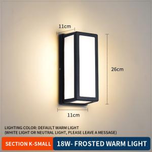 Quality Wall Lamp 16*16*10cm Ac85-265v Sand Black 3000k/6000k Aluminum + Acrylic wholesale