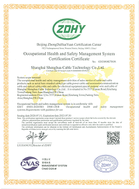 Shanghai Shenghua Cable (Group) Co., Ltd. Certifications