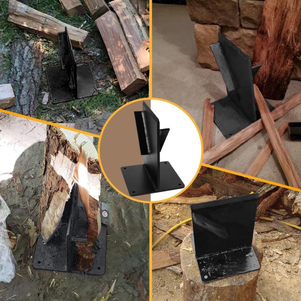 Wood Splitter Wedge for Small Wood Stove and Fireplace Manual Log Splitter