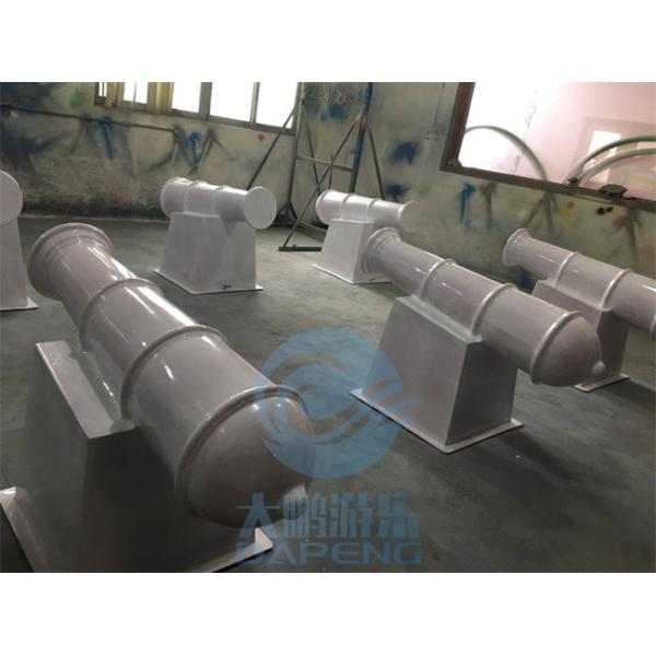 Pirate Ship Style Water Park Equipment, Fiberglass Water Cannon For Children