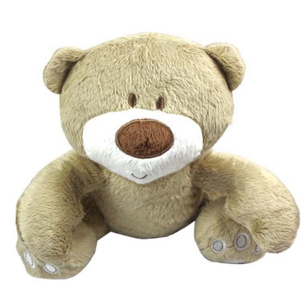 Bear plush dolls with rattles