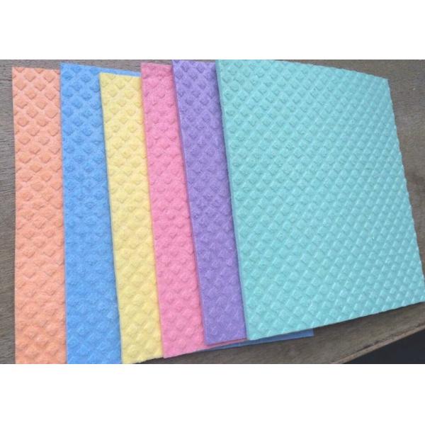 Soft Durable 100% Wood Pulp Cellulose Sponge Cloth Non Woven Wipes Super Absorbent Quick Dry