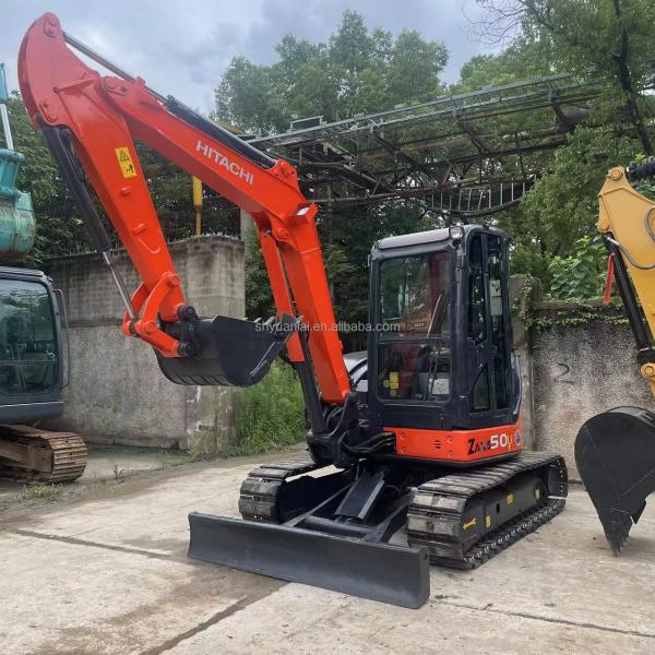 Original Hitachi ZAXIS50U 5 Ton Mini Excavator For Household Second Hand Construction