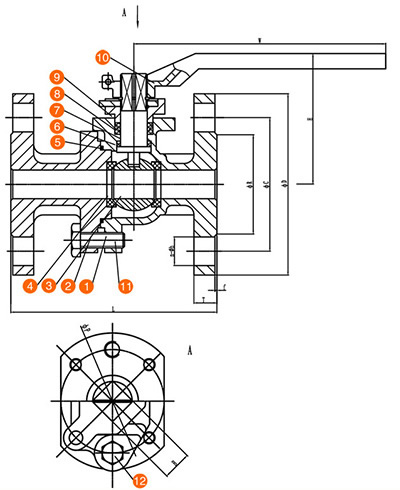 Flanged Metal Valves Investment Casting PED97 / 23 / EC Approved
