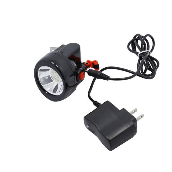 Cordless 4.2V LED Life KL2.5LM Mining Cap Lamp With 90 Degree