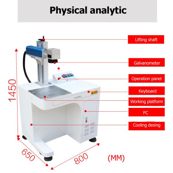 20W Fiber Laser Marking Machine Price / Maker / Engraving Laser 110V 220V