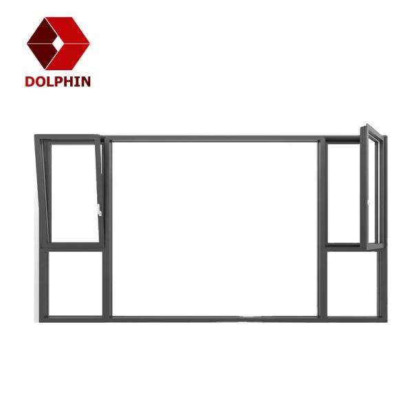 Villa House Aluminum Casement Window Anodizing Aluminum Windows And Doors