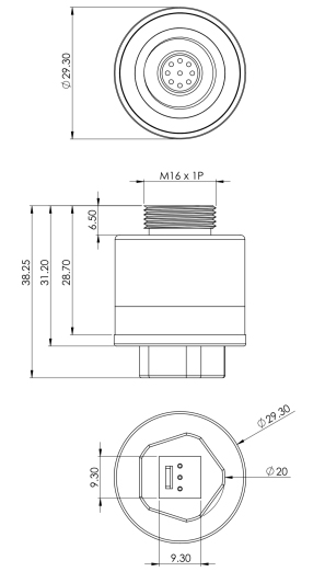 Medical S+VOX Oxygen Sensor O2 Cell Plastic Material CE ISO Certified