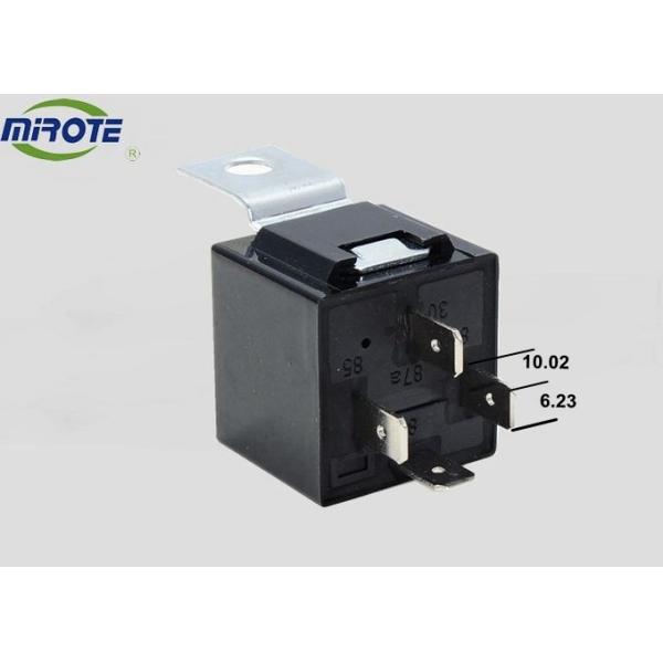 4 Terminal 40 Amp 12v Car Relay Replacement With Metal Sheet , 12 Volt 4 Pin Mini Relay