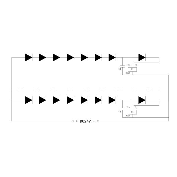 130lm Per Watt Indoor LED Strip Lights 2835 LEDs CRI90 24VDC Low Voltage