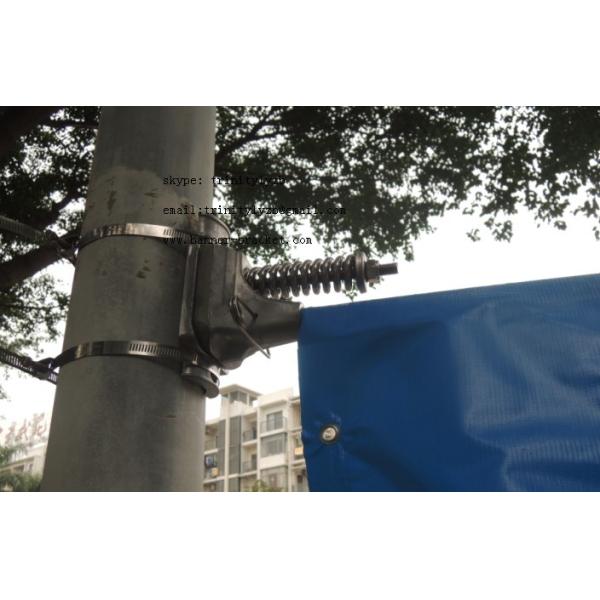 outdoor advertising street pole banner bracket