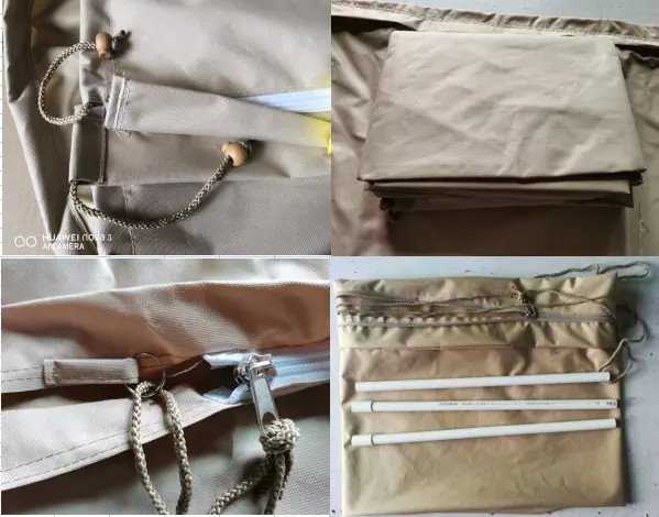 Beach patio garden pool umbrella plastic rain covers protective outdoor parasol umbrella covers---2091RC