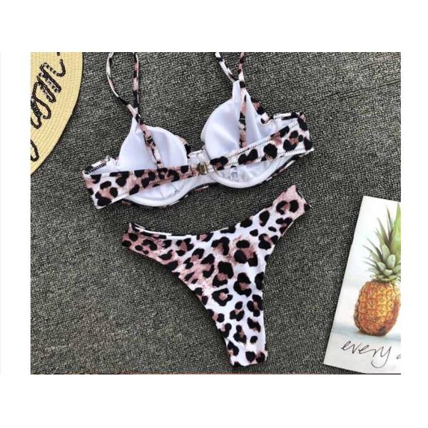 Sexy Leopard Bikinis 2018 Micro Bikini Push up Thong Bikini High Cut Swimsuit Women Mini Suit Women Swimsuit