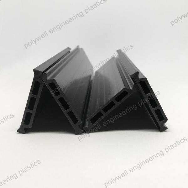 Black Nylon 66 Bar Polyamide Extrusion Strip Which Inserted In Thermal Break Aluminum Extrusion