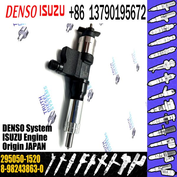 diesel fuel injector nozzle 8-98243863-0 295050-1520 8-98243863-1 injector for ISUZU 4HK1 common rail injector