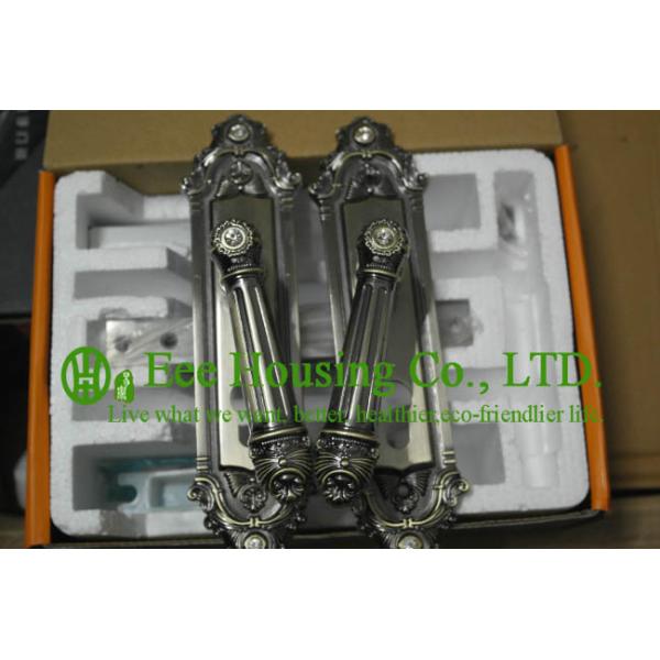 European style Entrance Villa Door Lock, double bolts mortise lock , Antique Brass finish