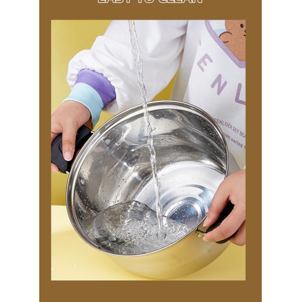 Factory Wholesale Two Layers Stainless Steel Saucepot Food Steamer Pots Circle Soup Pot With Glass Lid