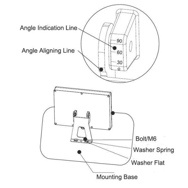 Security Driverless LED Flood Light 10 Watt LED Outdoor Wall Mount Flood Light