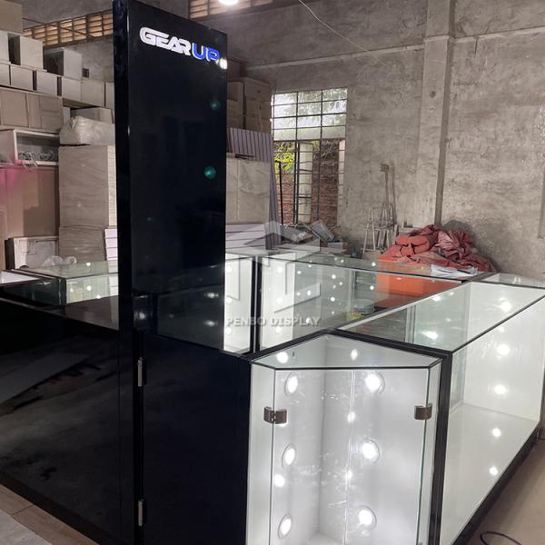 ODM Mobile Phone Display Showcase 8mm Tempered Glass