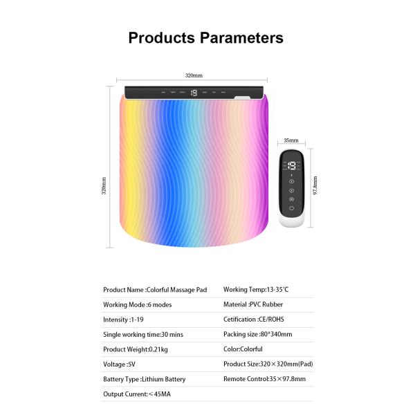 Colorful EMS Tens Foot Massager Soreness Relief Foot Therapy ROHS Approved