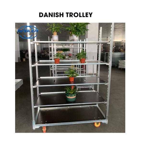 Cheap Folding Galvanized Steel Dutch Flower Trolleys For Sale