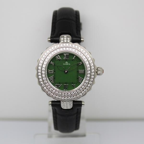 OEM Steel Women Jewelry Watch Diamond Decoration Leather Band Wrist Watch