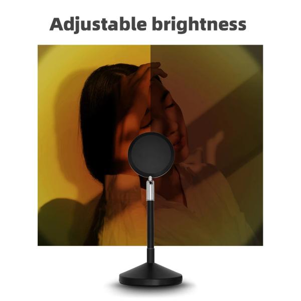 Remote Control Modern Photography Color Change Sunset Light USB Rainbow Projector Lamps