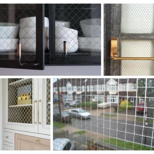 Clear Chicken Fire Proof Wire Mesh Glass With Customized Size From Building Glass