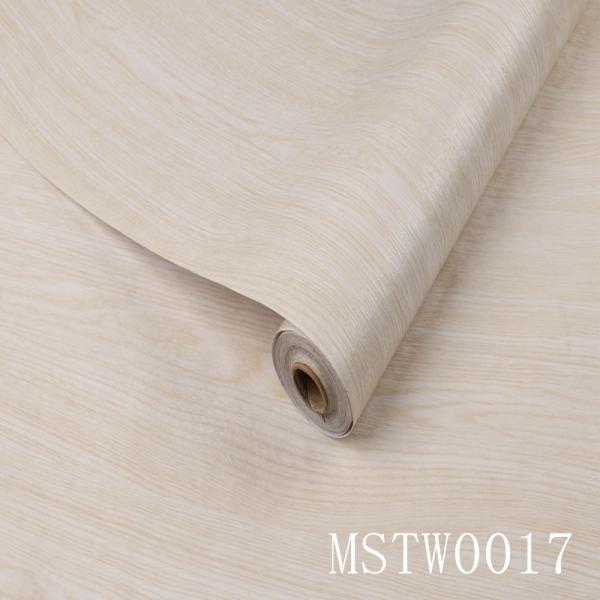 Wood Grain Self-Adhesive PVC Vinyl Wall Panels Modern Style Wallpaper Contact Paper for Door Stickers