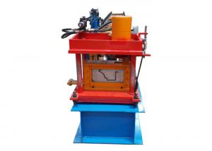 China Metal Downspout Portable PPGL PPGI Rain Gutter Roll Forming Machine  High Potency on sale