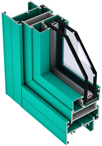 Customized Colors Aluminum Alloy Door Aluminium Sliding Door Profiles