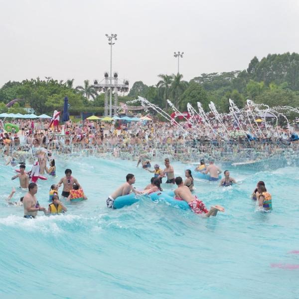 Weather Resistance Outdoor Wave Pool System Playground Customizable
