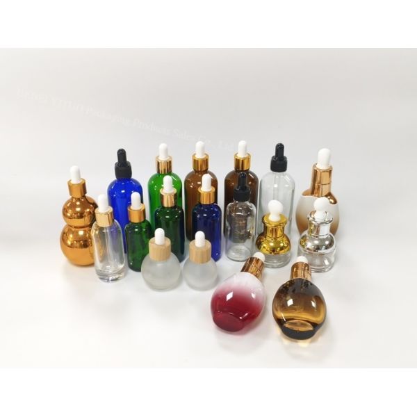 Gourd Glass Cosmetic Spray Bottles For Essential Oil 1oz